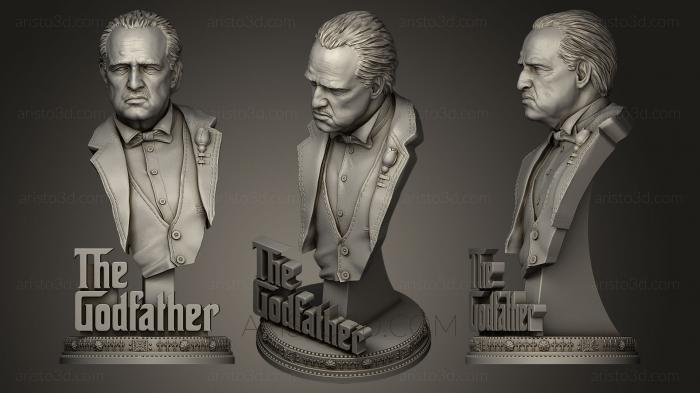 Busts and bas-reliefs of famous people (BUSTC_0229) 3D model for CNC machine